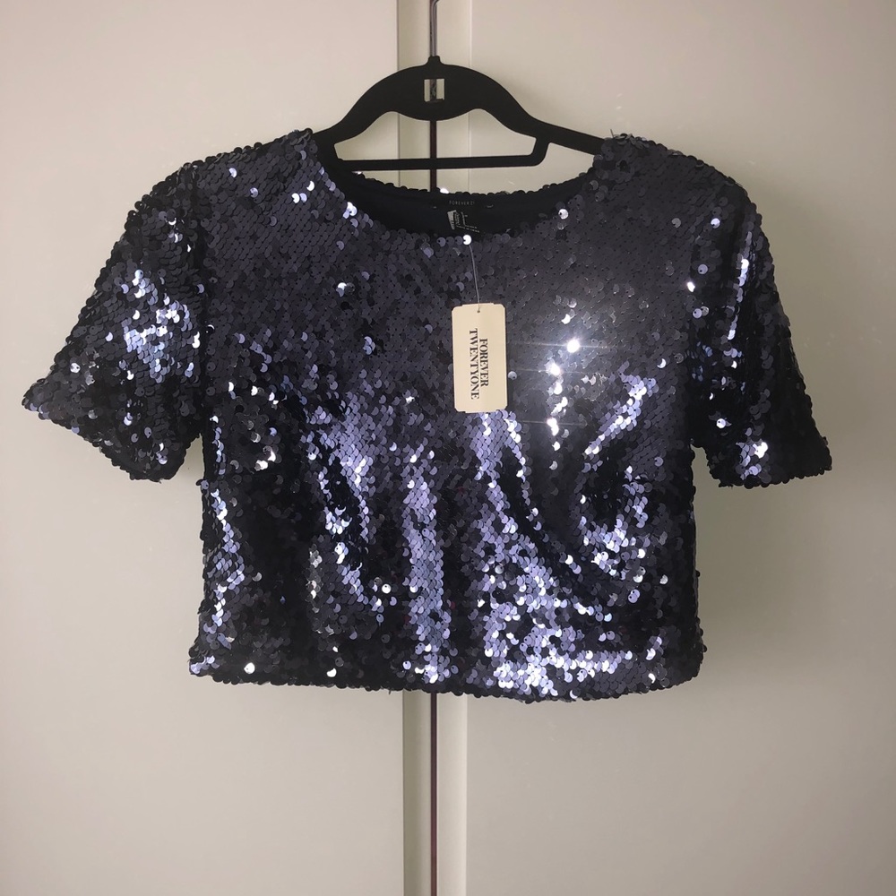 Forever21 Sequin Top NEW!